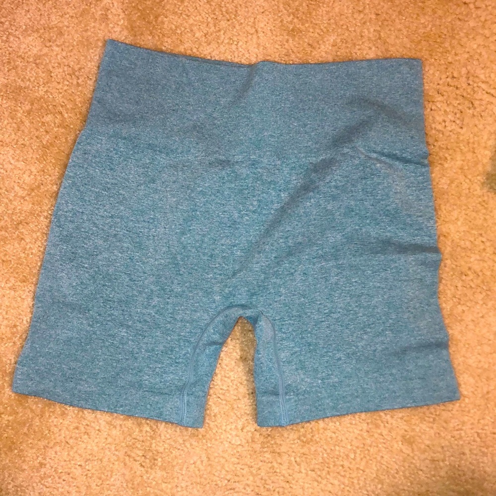 Blue size small biker shorts